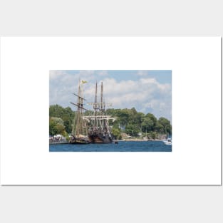 Tall Ships on the St. Lawrence River Posters and Art